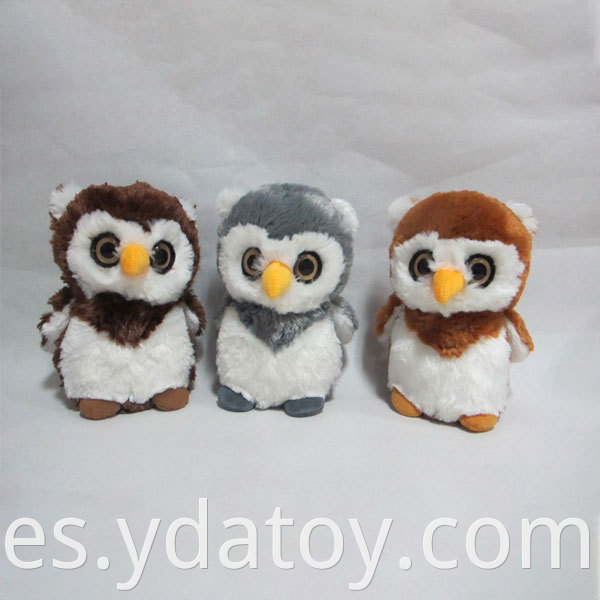 Plush owl animal toys